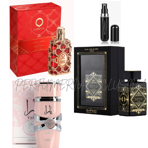 Yara+Oud for glory+Amber rouge+perfumero